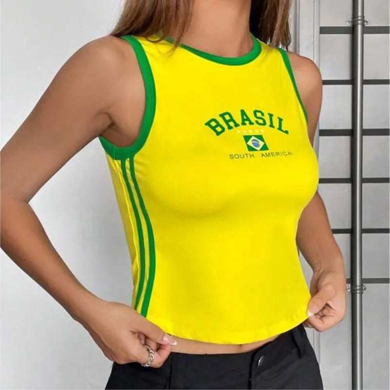 Y2k Vintage Five-star Crop Tops ClothesLuxe