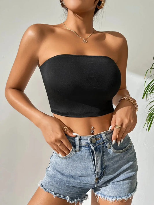 Strapless womens Tank Tops My Store