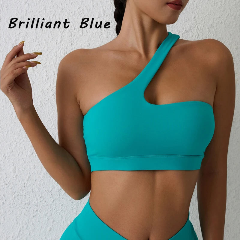 One-Shoulder Sports Bra ClothesLuxe