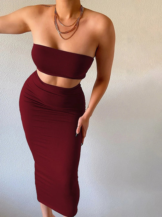 Hugcitar Elegant Women 2 Pcs Sets ClothesLuxe