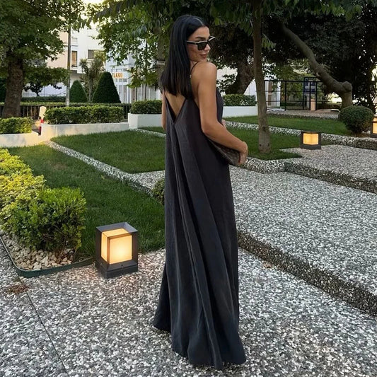 Long Black Slip ClothesLuxe