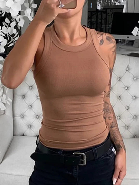 O Neck Tank Top ClothesLuxe