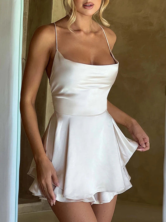 Satin Silk Women Dress ClothesLuxe