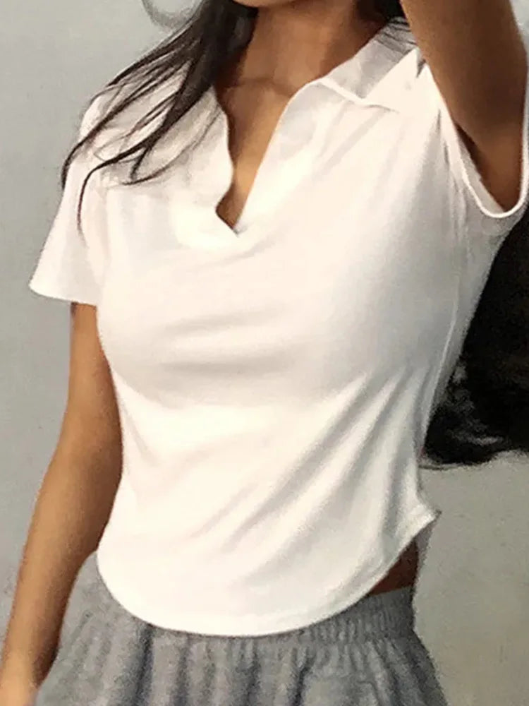 Retro Hot Girl Crop Top ClothesLuxe